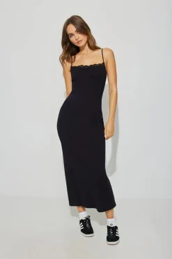 Tianna Lace Trim Maxi Dress*Garage Clothing Discount